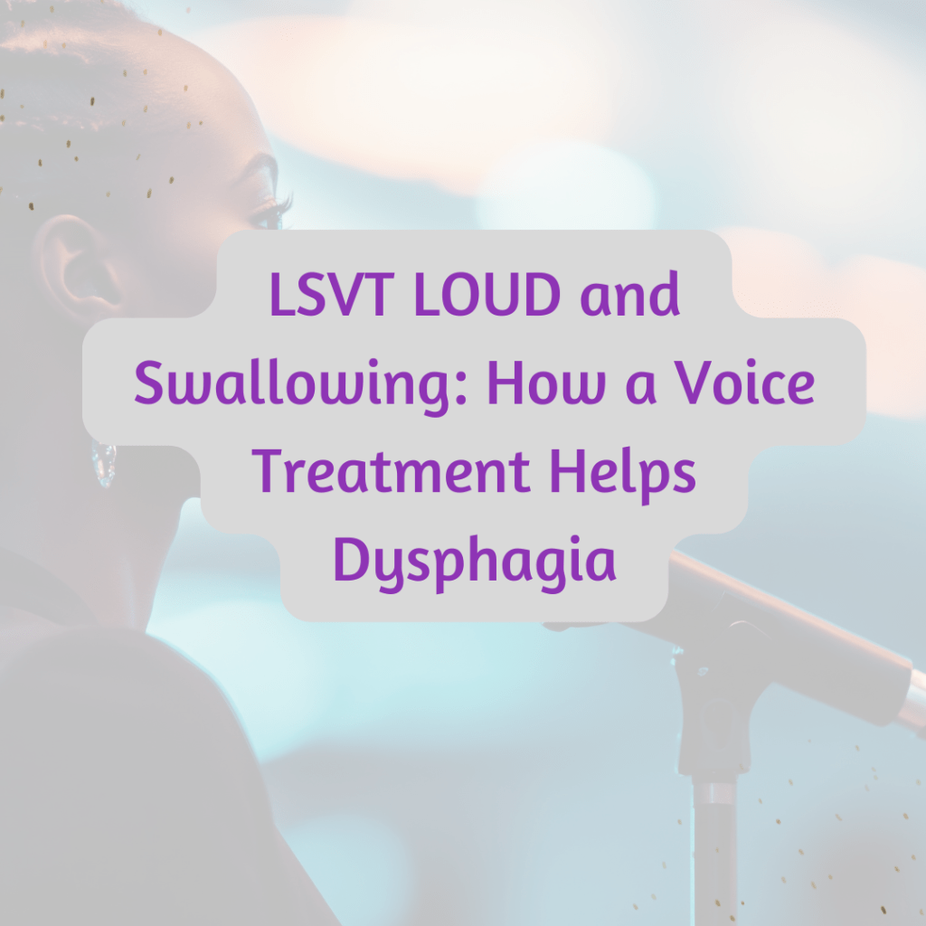 LSVT LOUD and Swallowing: How a Voice Treatment Helps Dysphagia